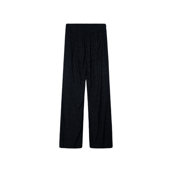 Oversized Viscose Pant in Black