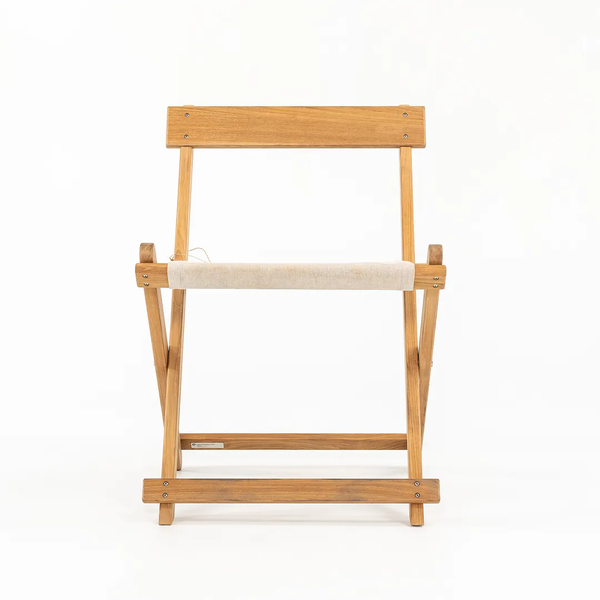 Teak and Canvas Chair by Borge Mogensen for Carl Hansen, 2021