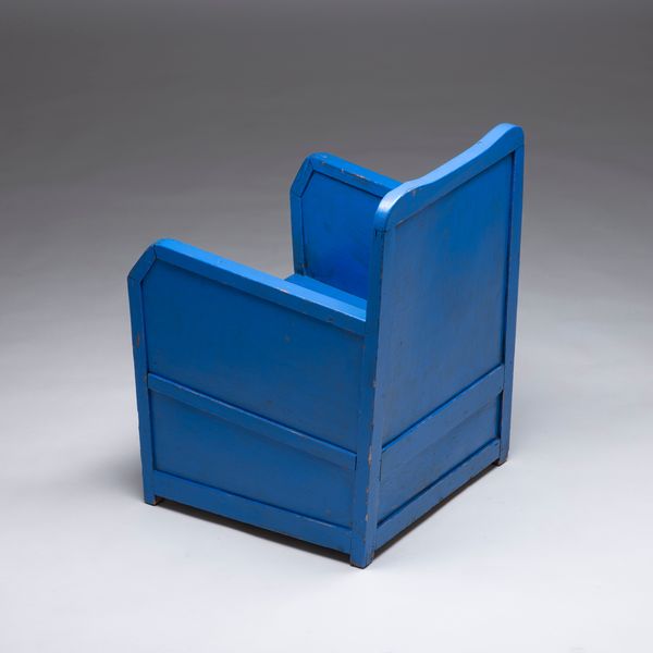 Blue Art Deco Chair